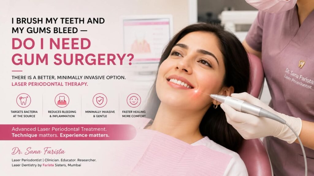 i brush my teeth and gums bleed - laser dentistry for bleeding giums